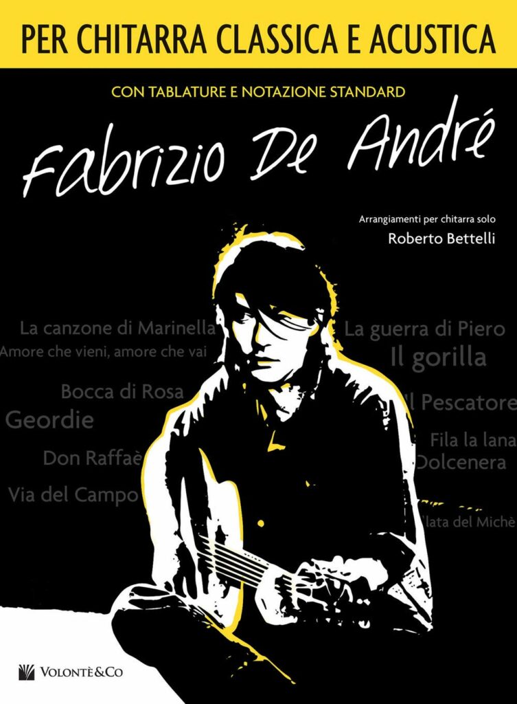Fabrizio De André tablature per chitarra